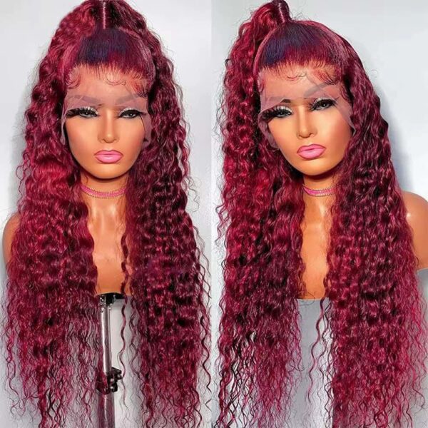 Curly Brazilian Virgin Human Hair Wig For Women