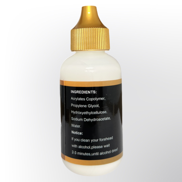 Adhesive waterproof strong lace front wig glue for secure, long-lasting wig hold and natural hairline application.