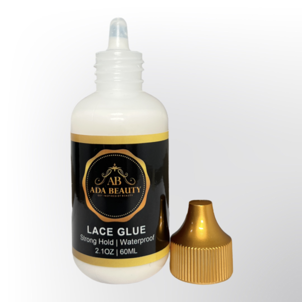Adhesive waterproof strong lace front wig glue for secure, long-lasting wig hold and natural hairline application.