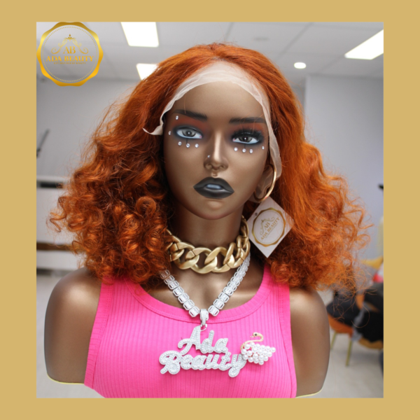 Curly Lace Front Brazilian 100% Human Hair Wig