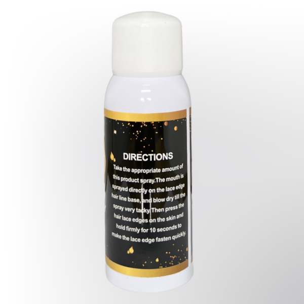 Ultra Hold lace melting spray for wigs in 120ml bottle, strong hold formula for flawless lace front wig application and natural hairline finish.