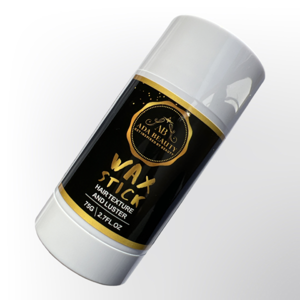 Hair wax stick for slick styling, smooths flyaways and edges for polished wig looks and natural-looking lace front finishes.