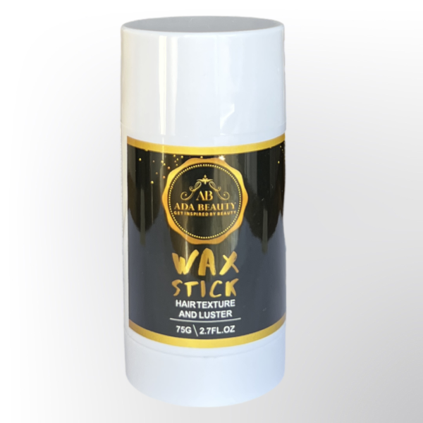 Hair wax stick for slick styling, smooths flyaways and edges for polished wig looks and natural-looking lace front finishes.