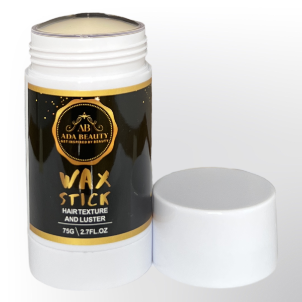 Hair wax stick for slick styling, smooths flyaways and edges for polished wig looks and natural-looking lace front finishes.