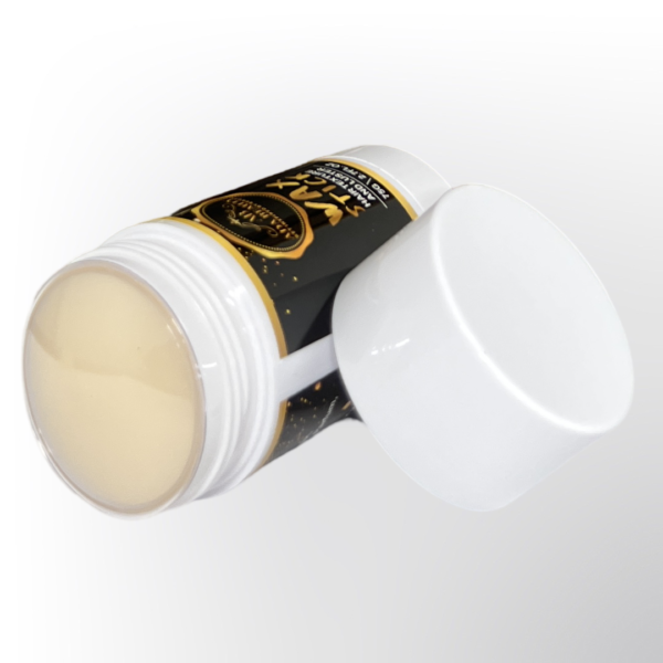 Hair wax stick for slick styling, smooths flyaways and edges for polished wig looks and natural-looking lace front finishes.