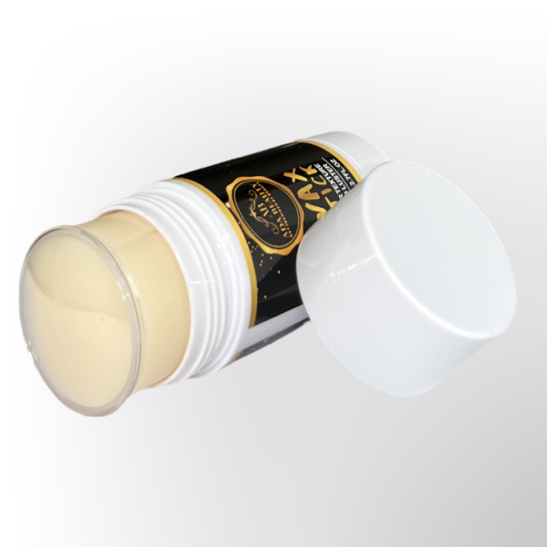 Hair wax stick for slick styling, smooths flyaways and edges for polished wig looks and natural-looking lace front finishes.