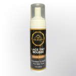 200ml medium brown lace tint mousse for wigs – lightweight foam formula for tinting lace front wigs, HD lace, and transparent lace to match medium brown skin tones