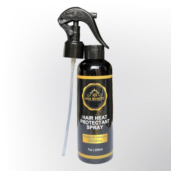Wig heat protectant spray 200ml – lightweight thermal spray for preventing heat damage on lace wigs, human hair wigs, and hair extensions