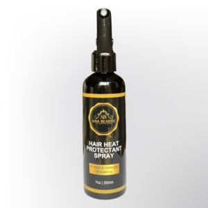 Heat protectant spray for wigs and natural hair – 200ml thermal defense spray for human hair wigs, lace front wigs, and extensions – prevents heat damage from styling tools