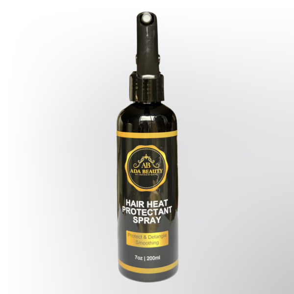 Heat protectant spray for wigs and natural hair – 200ml thermal defense spray for human hair wigs, lace front wigs, and extensions – prevents heat damage from styling tools