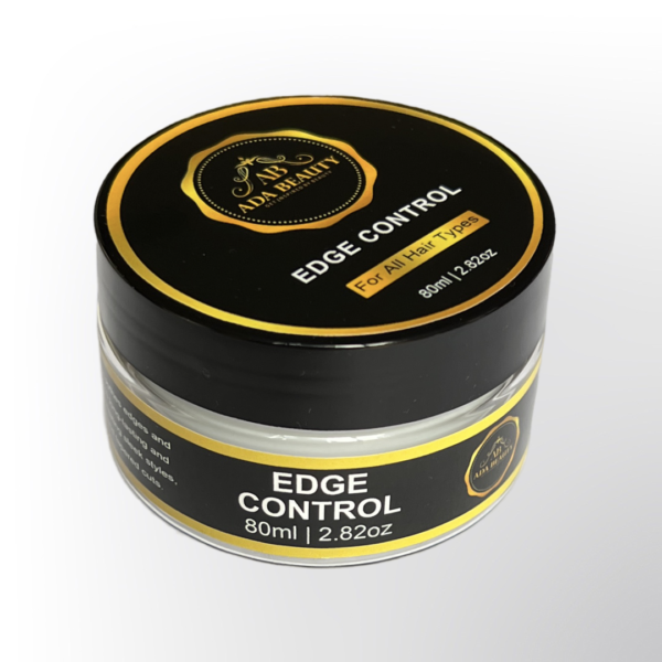 Strong hold edge control for lace wigs – non-greasy hair gel for sleek edges, smooth baby hairs, and long-lasting hold on natural hair and human hair wigs
