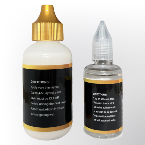Strong hold lace wig glue and remover set – waterproof, long-lasting adhesive with easy glue remover for lace front wigs, human hair wigs, and toupees