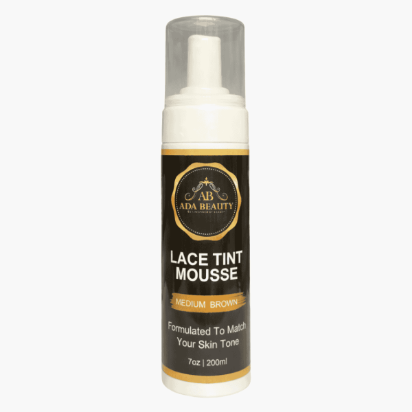 best lace tint mousse for wigs medium brown streak free application   ADA BEAUTY