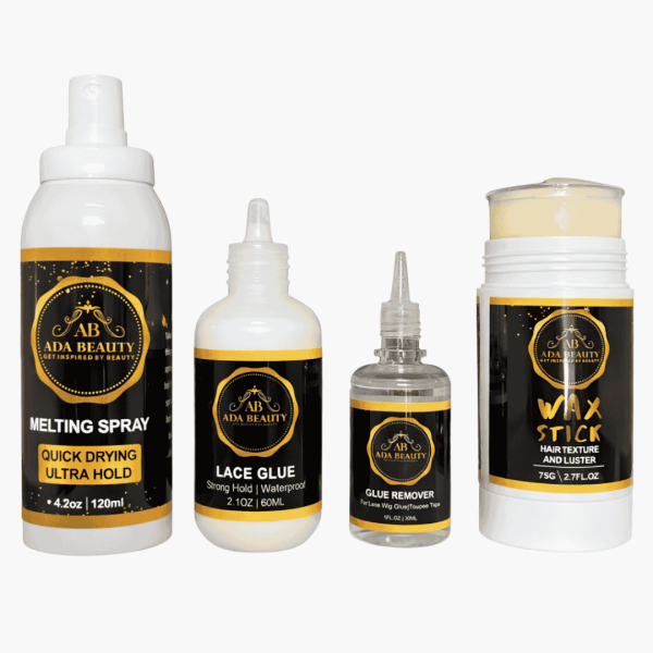 Lace front wig install kit strong hold glue melting spray set - ADA BEAUTY