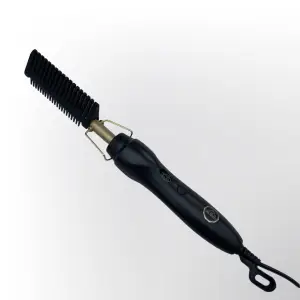 hot comb3 Steel titanium hot comb with adjustable heat settings