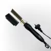 Electric hot comb hair straightener designed for styling and smoothing synthetic and human hair wigs, ideal for edges and root touch-ups.