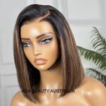 HD Lace Short Bob Human Hair 9x6 Glueless Wig