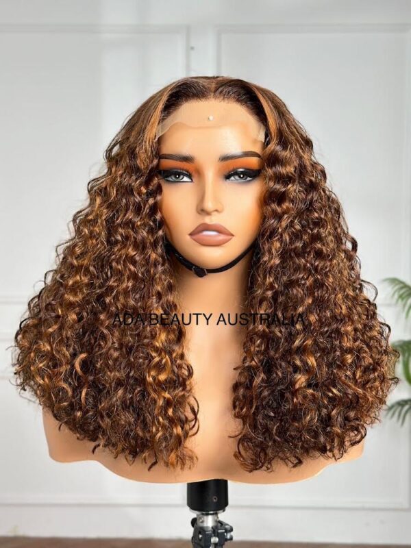 Glueless 5x5 HD Lace Pre-Plucked Curly Wig