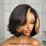 Short pixie cut bob human hair glueless bob wig