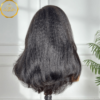 GIANNA Full Density Kinky Straight Layered Cut Wig Back Profile