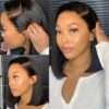 TESSY HD Lace Front Straight Short Bob Human Hair Wig for black women in Australia