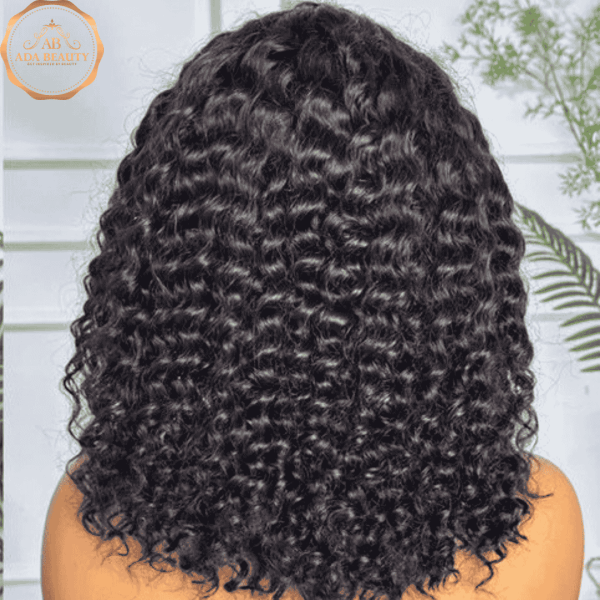 BAMBI Natural Black Deep Curly Wig Texture & Density