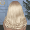 ISABELLA Back View 200% Density Full Volume Blonde Wig Styled Straight