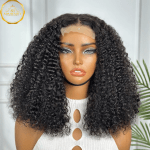 AMELIA Curly Human Hair 4x4 Glueless Wig – natural 18-inch curls by ADA BEAUTY Australia