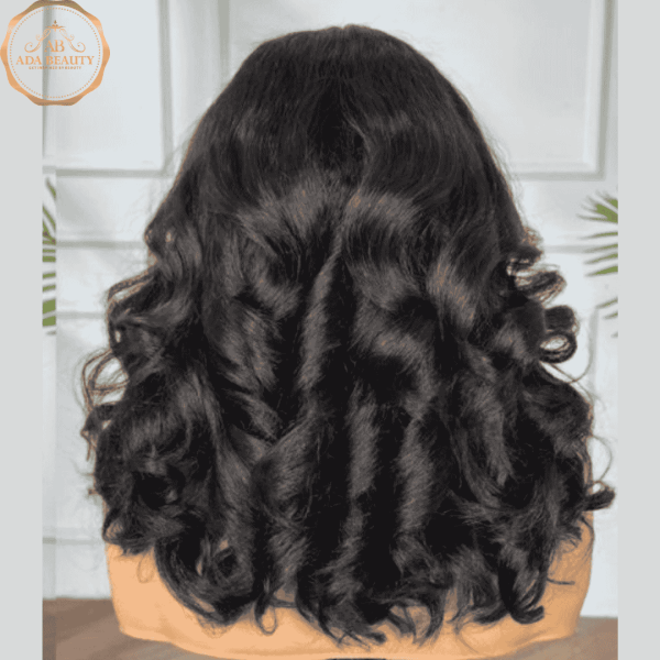 AVA 18-inch Kinky Curly Human Hair 5x5 Glueless Wig - 250 Density Showing Full Volume Bounce Curls